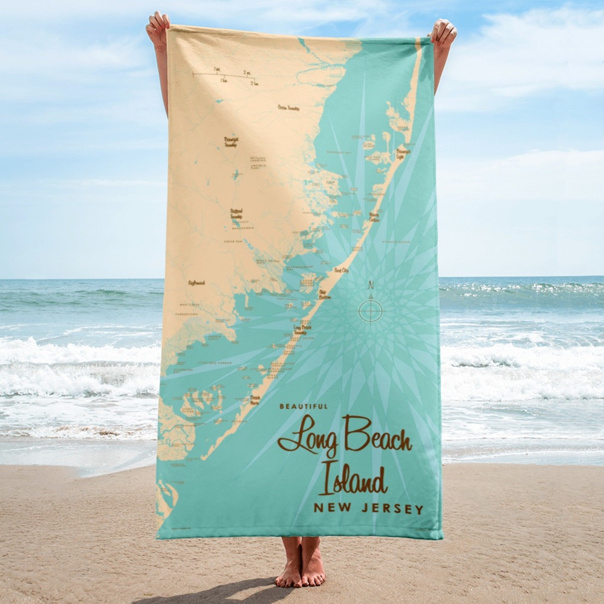Long Beach Island New Jersey Beach Towel