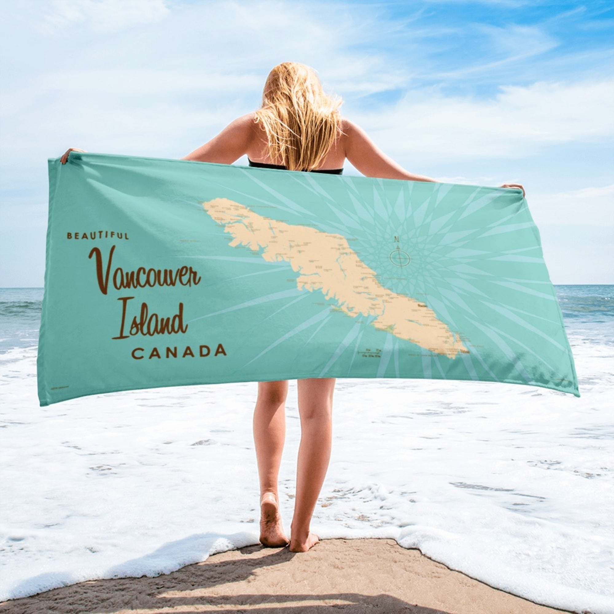 Vancouver Island Canada Beach Towel