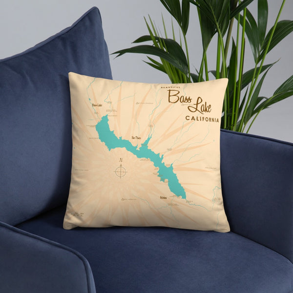 Bass Lake California Pillow