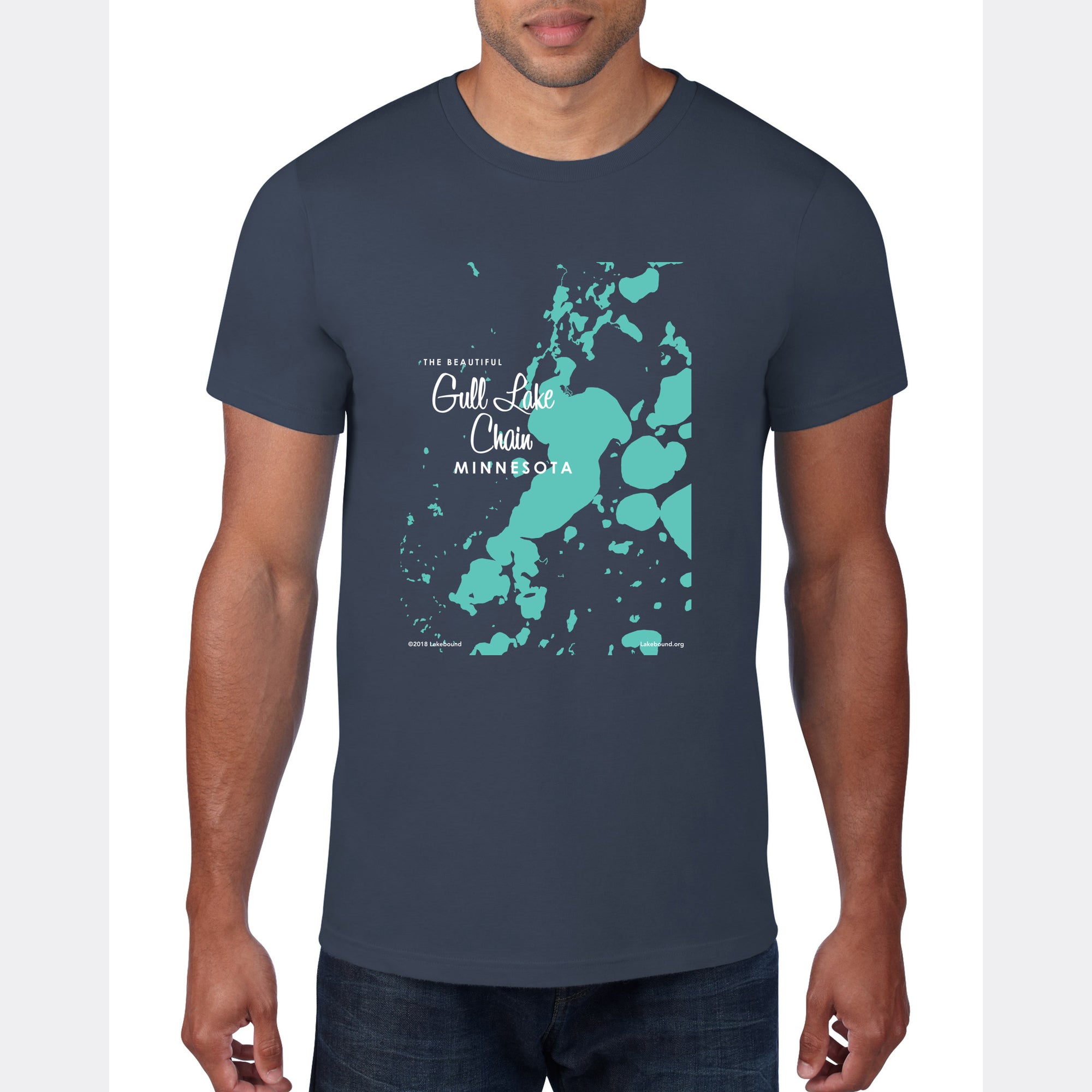 Gull Lake Chain Minnesota, T-Shirt