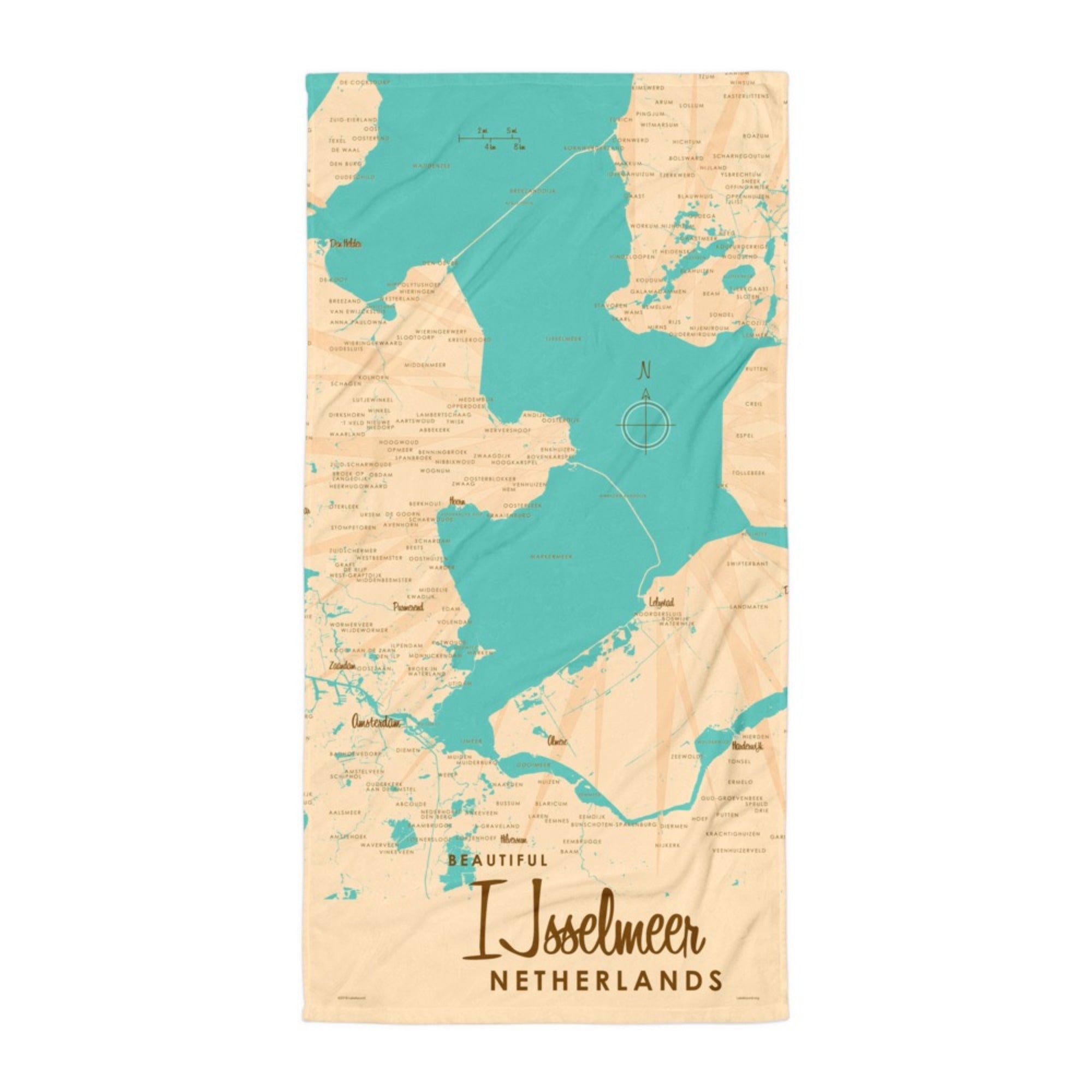 IJsselmeer Netherlands Beach Towel