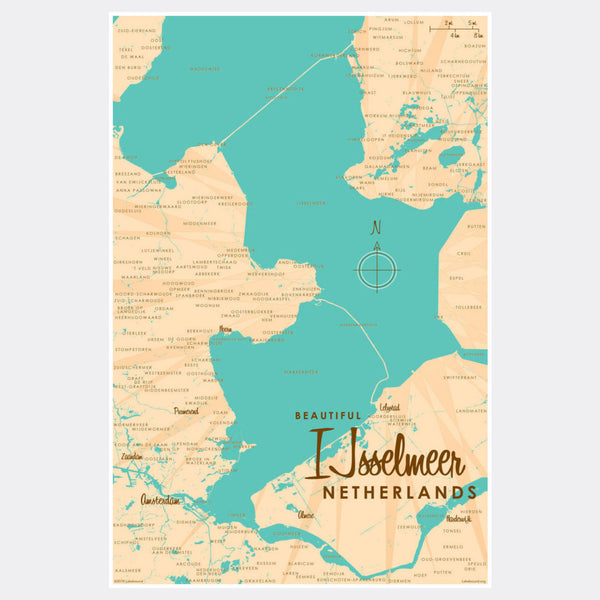 IJsselmeer Netherlands, Paper Print