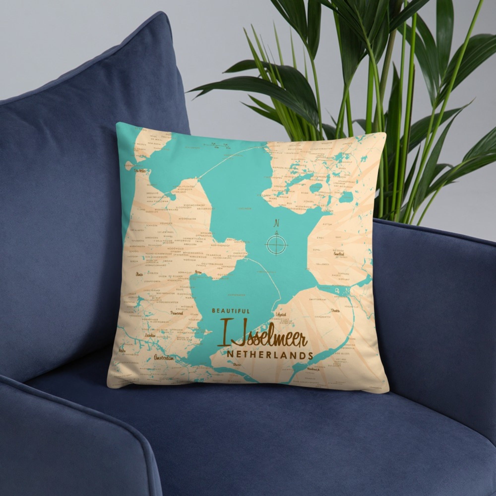 IJsselmeer Netherlands Pillow