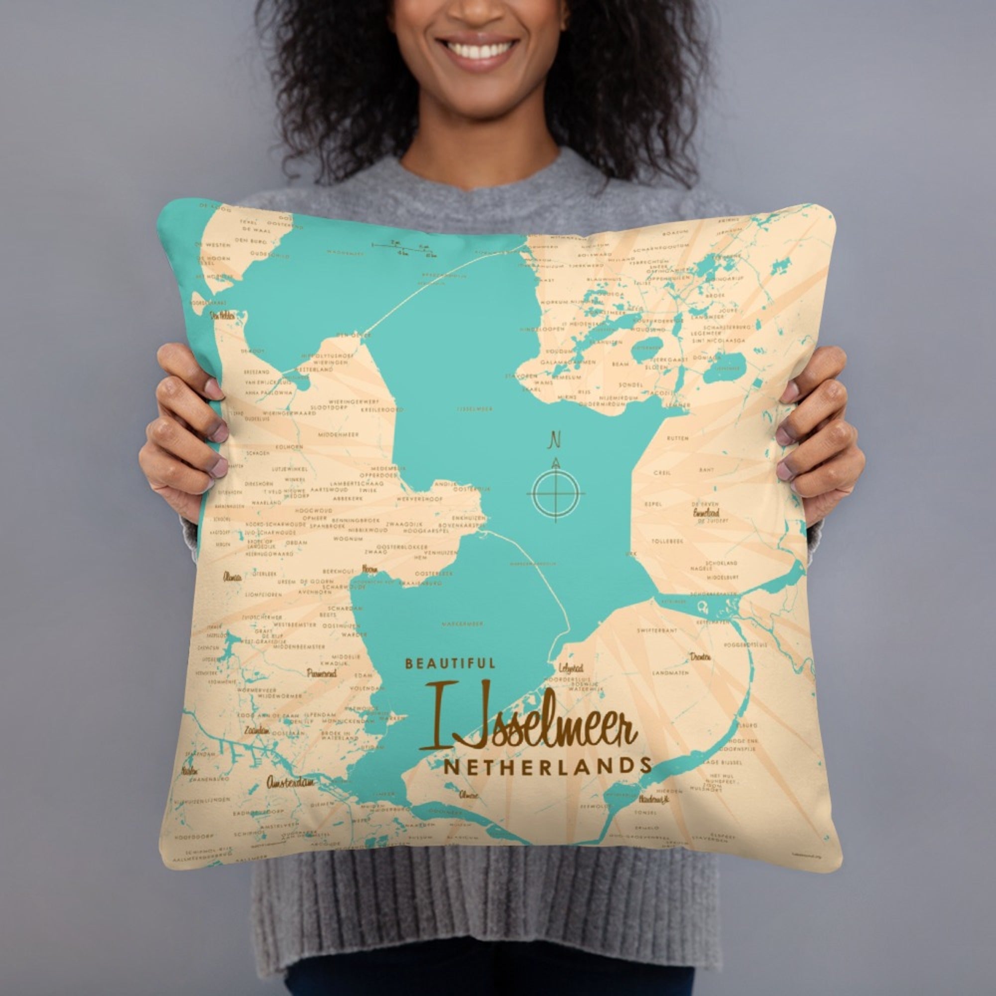 IJsselmeer Netherlands Pillow