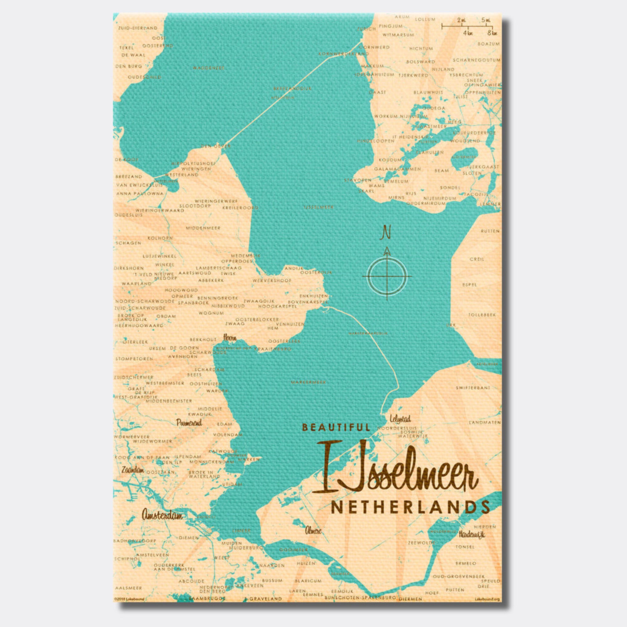 IJsselmeer Netherlands, Canvas Print