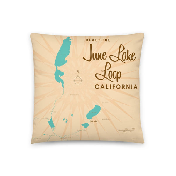 June Lake Loop California Pillow