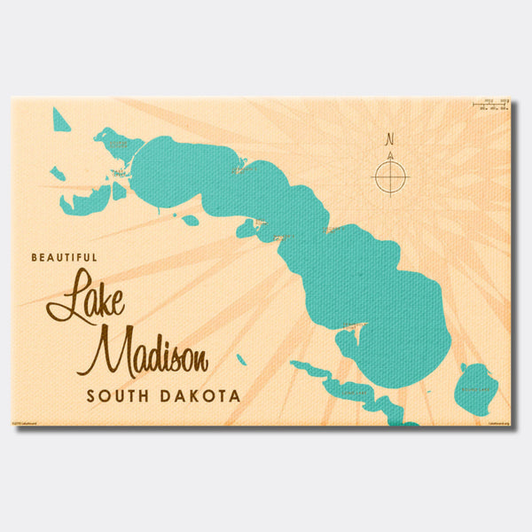 Lake Madison South Dakota, Canvas Print