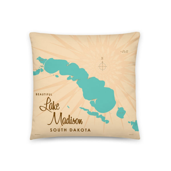 Lake Madison South Dakota Pillow