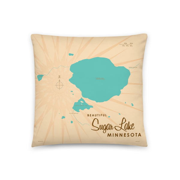 Sugar Lake Minnesota Pillow