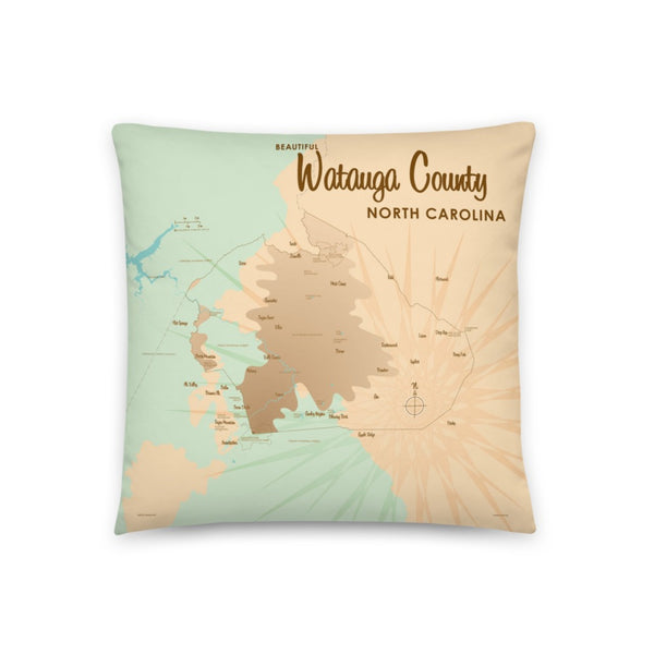 Watauga County North Carolina Pillow
