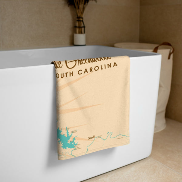 Lake Greenwood South Carolina Beach Towel