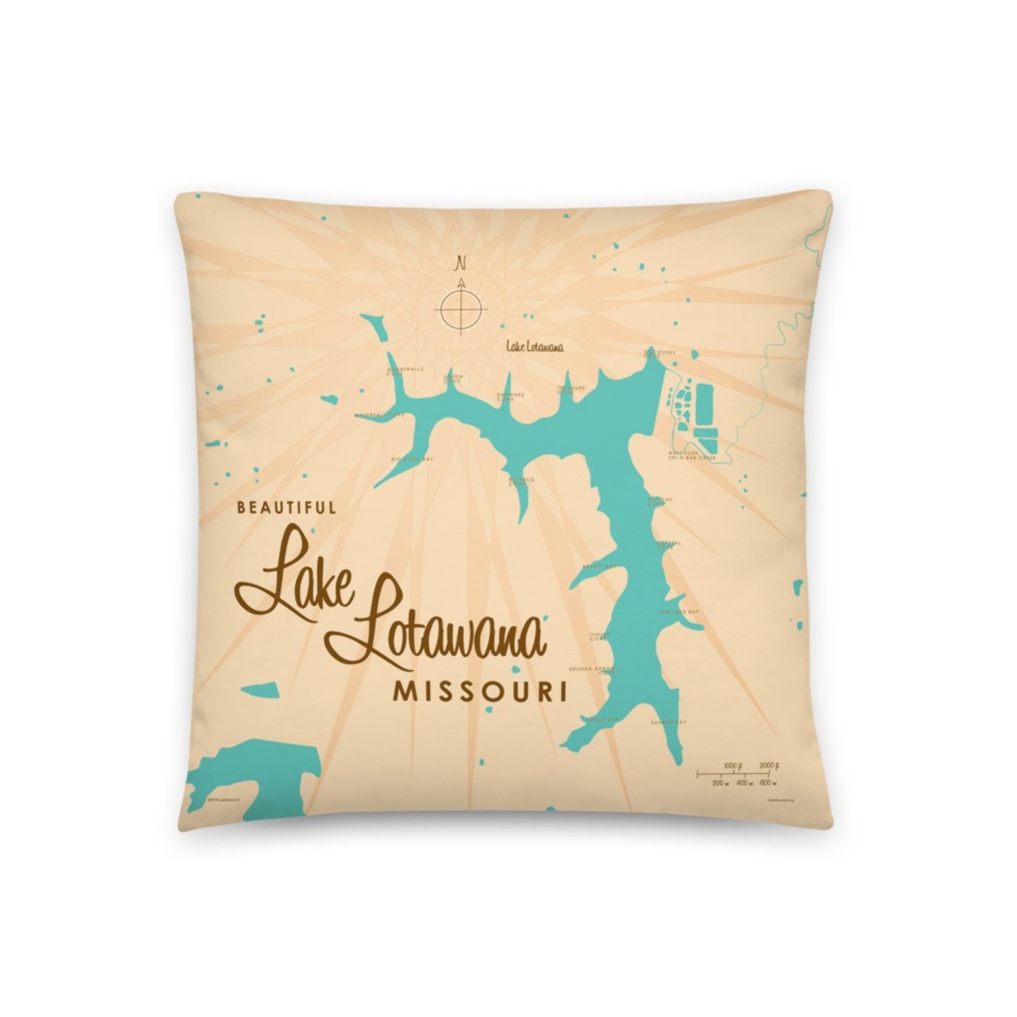 Lake Lotawana Missouri Pillow