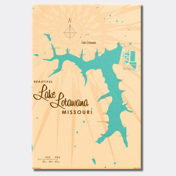 Lake Lotawana Missouri, Canvas Print