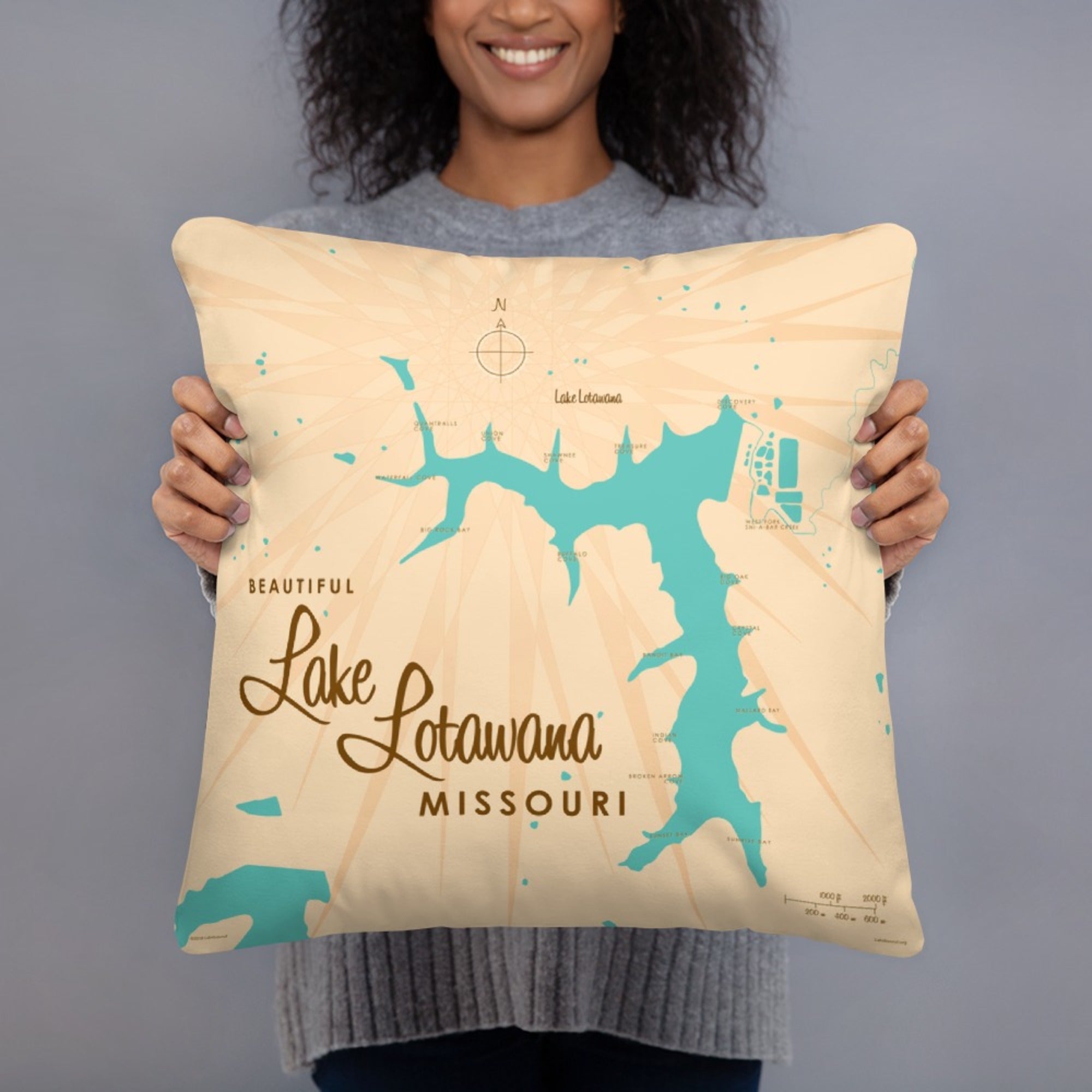 Lake Lotawana Missouri Pillow