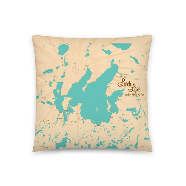 Leech Lake Minnesota Pillow