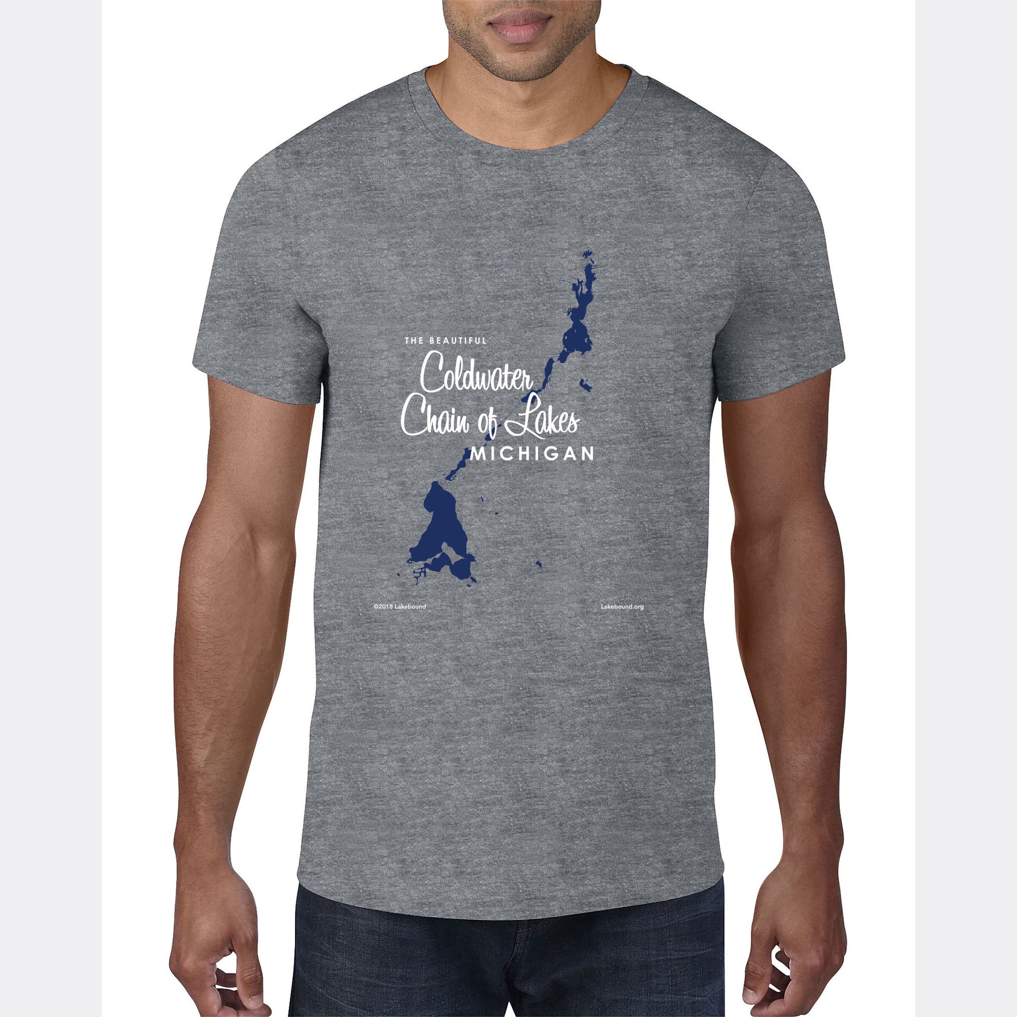 Coldwater Chain of Lakes Michigan, T-Shirt