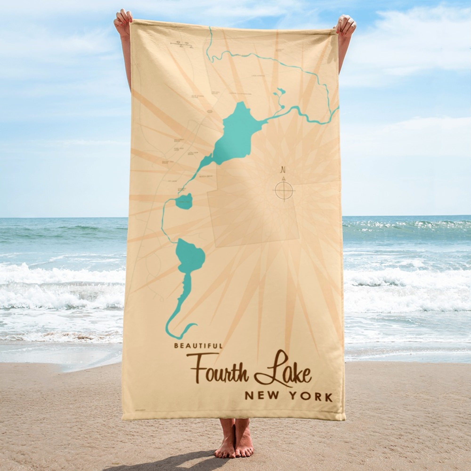 Fourth Lake New York (Warren County) Beach Towel