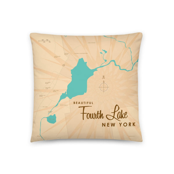 Fourth Lake New York (Warren County) Pillow