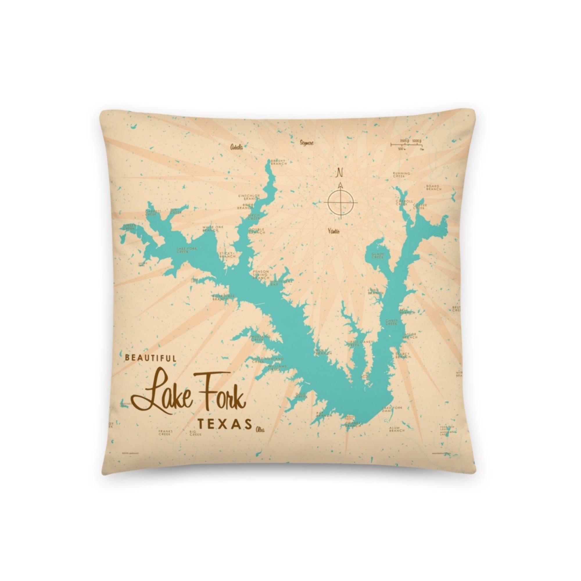 Lake Fork Texas Pillow