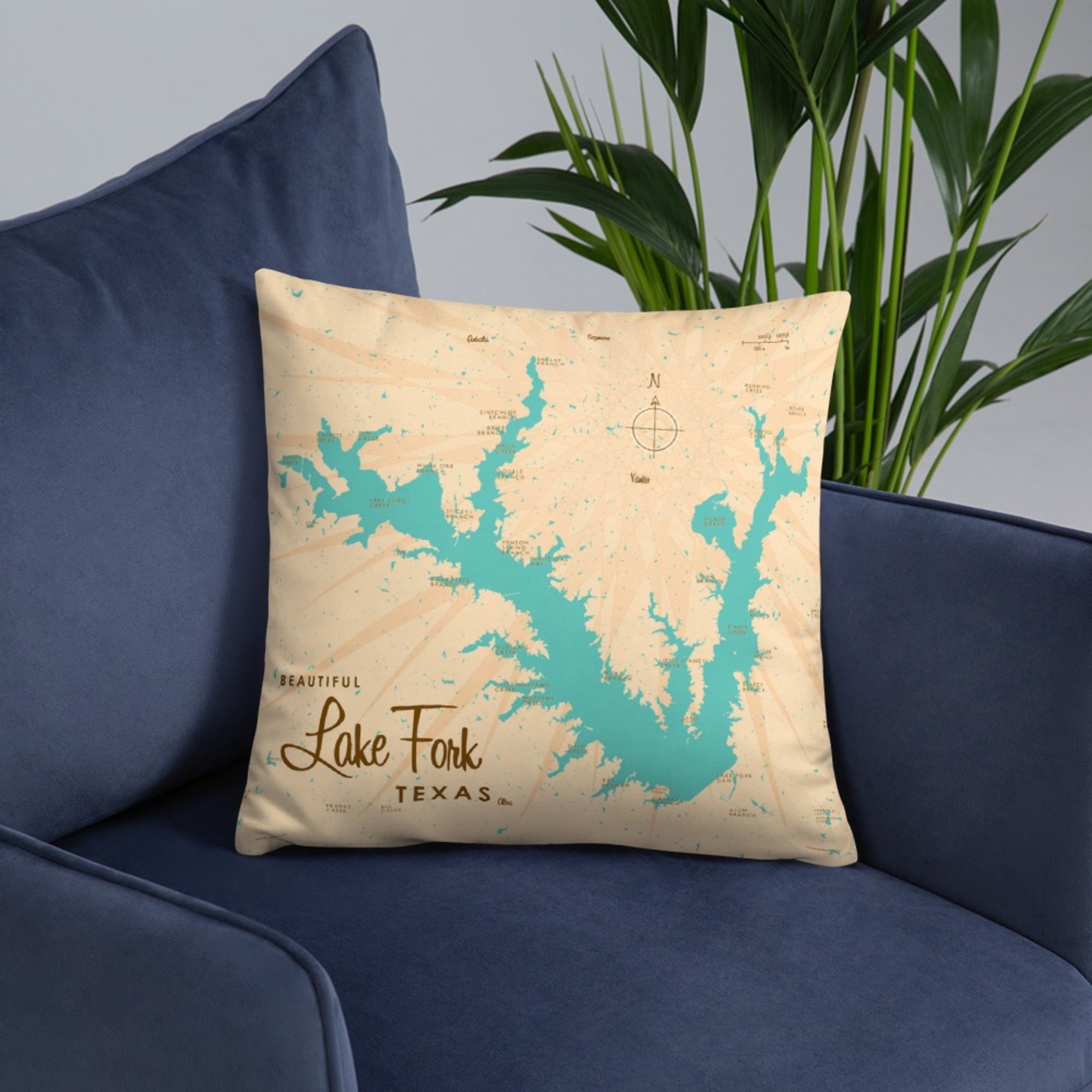 Lake Fork Texas Pillow