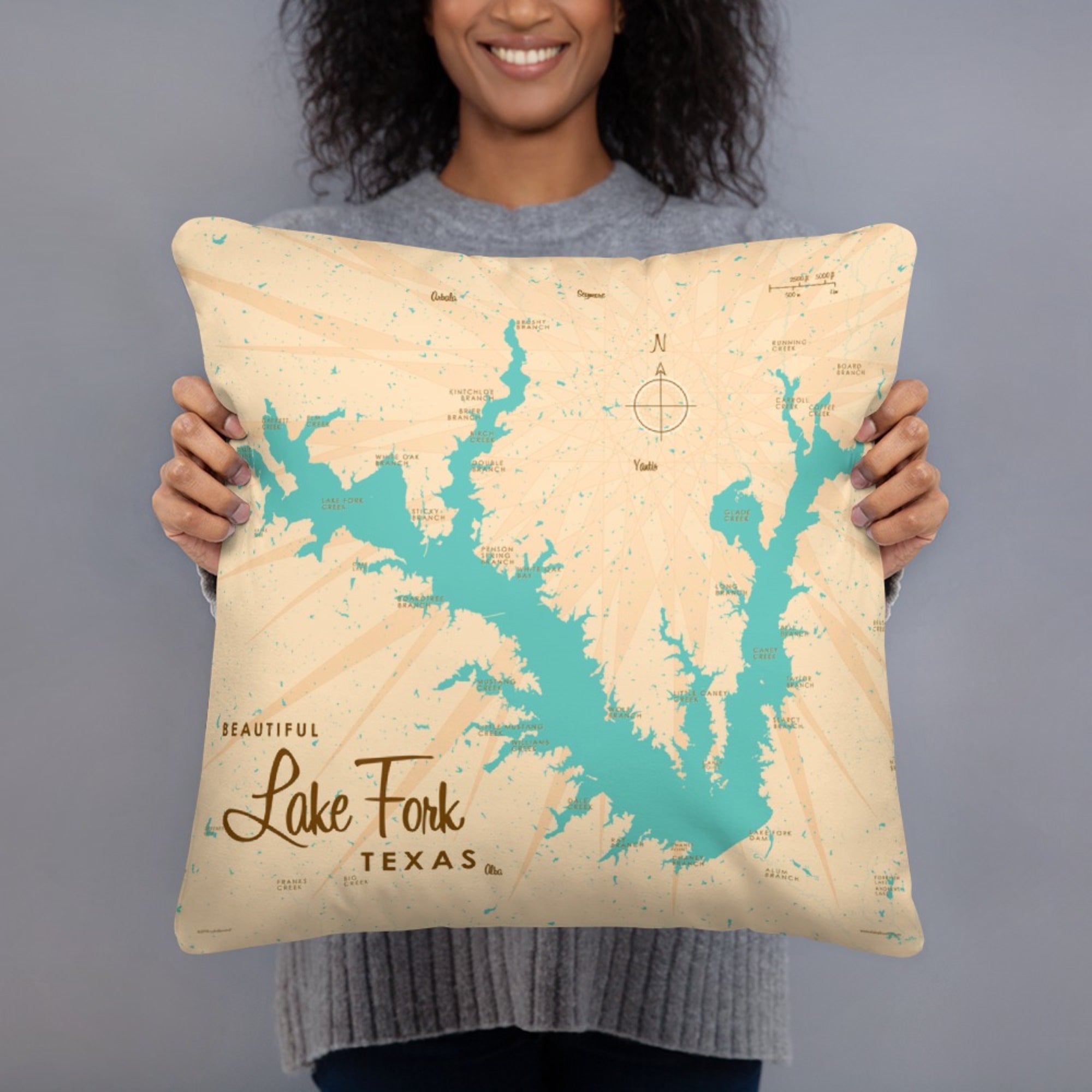 Lake Fork Texas Pillow