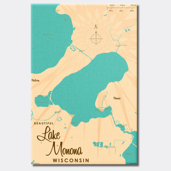 Lake Monona Wisconsin, Canvas Print