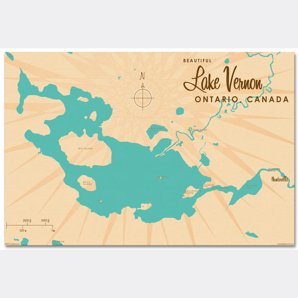 Lake Vernon Ontario Canada, Canvas Print