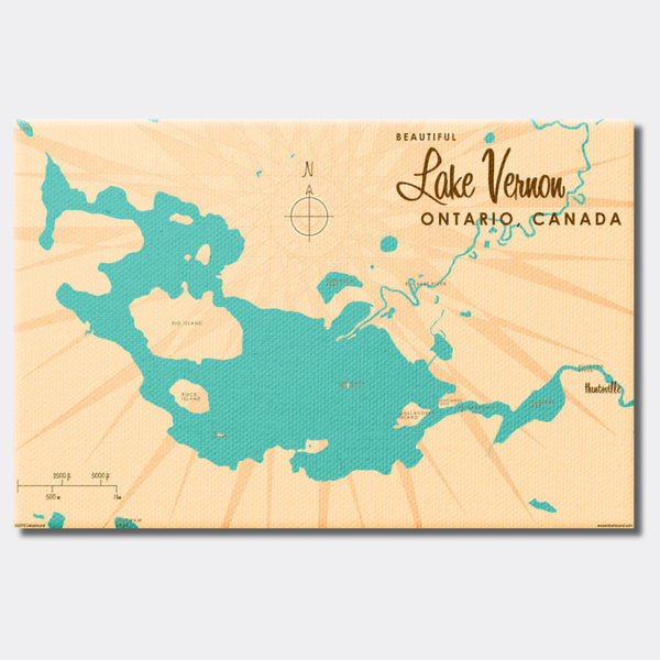 Lake Vernon Ontario, Canvas Print