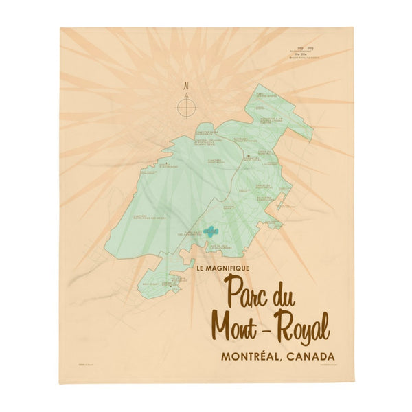Parc du Mont-Royal Montreal Canada Throw Blanket
