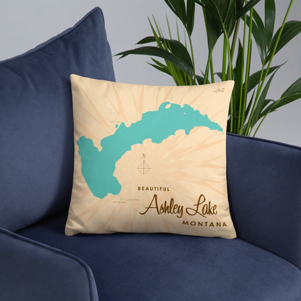 Ashley Lake Montana Pillow