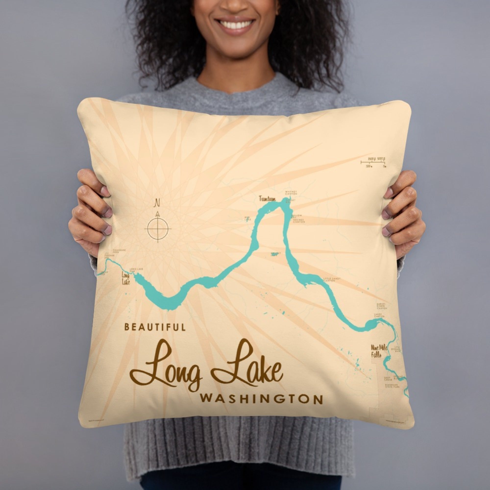 Long Lake Washington Pillow