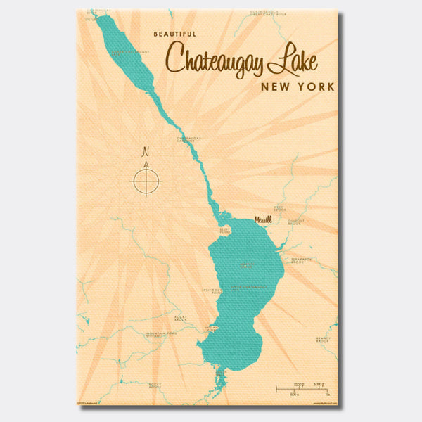 Chateaugay Lake New York, Canvas Print
