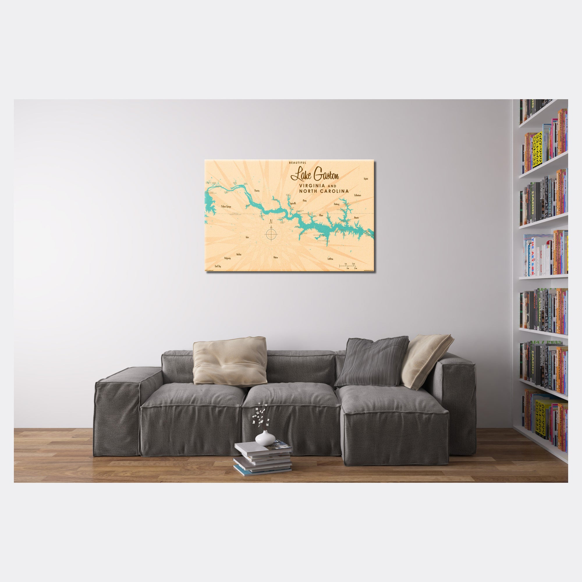 Lake Gaston Virginia North Carolina, Canvas Print