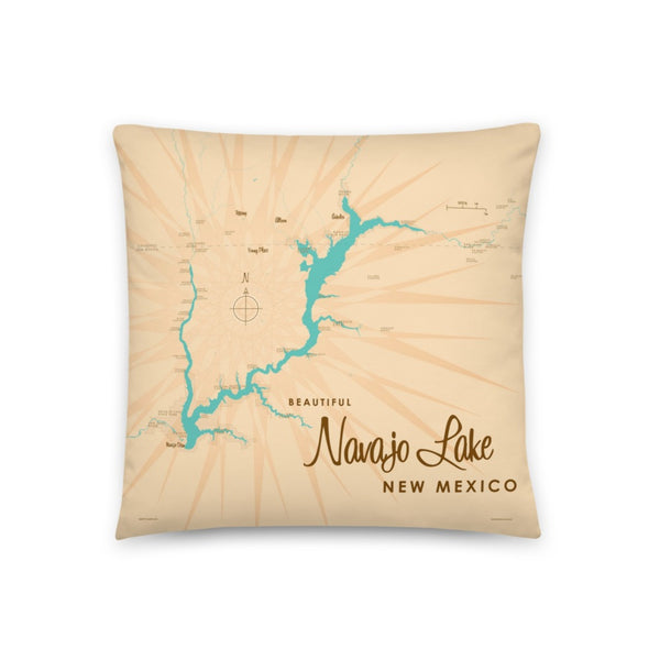 Navajo Lake New Mexico Pillow