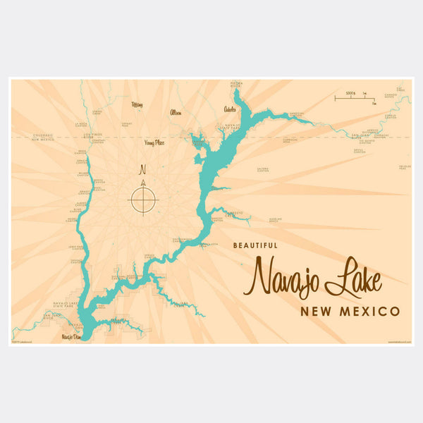 Navajo Lake New Mexico, Paper Print