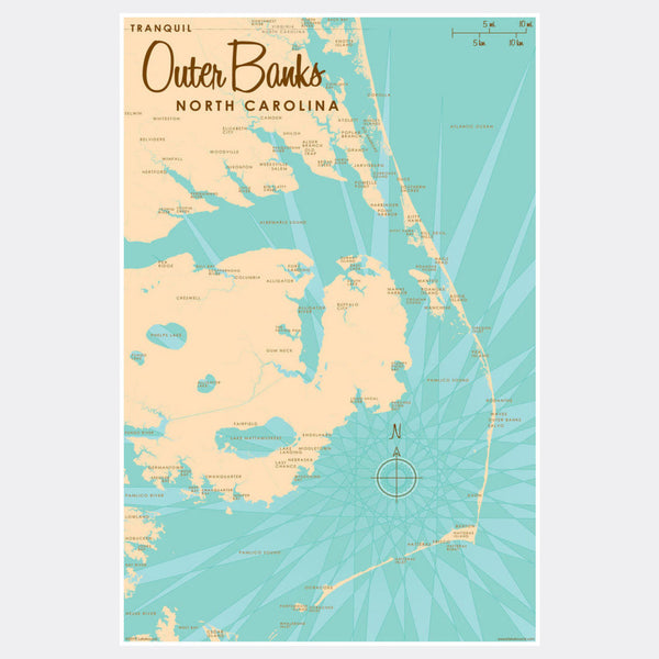 Outer Banks North Carolina, Paper Print