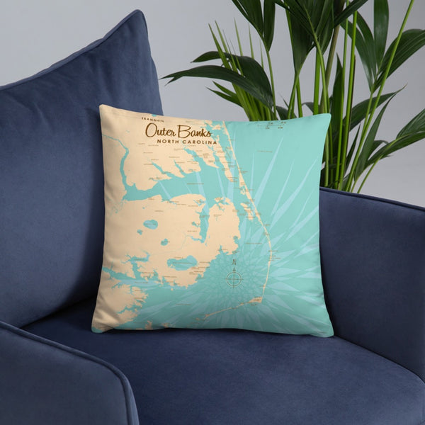 Outer Banks North Carolina Pillow