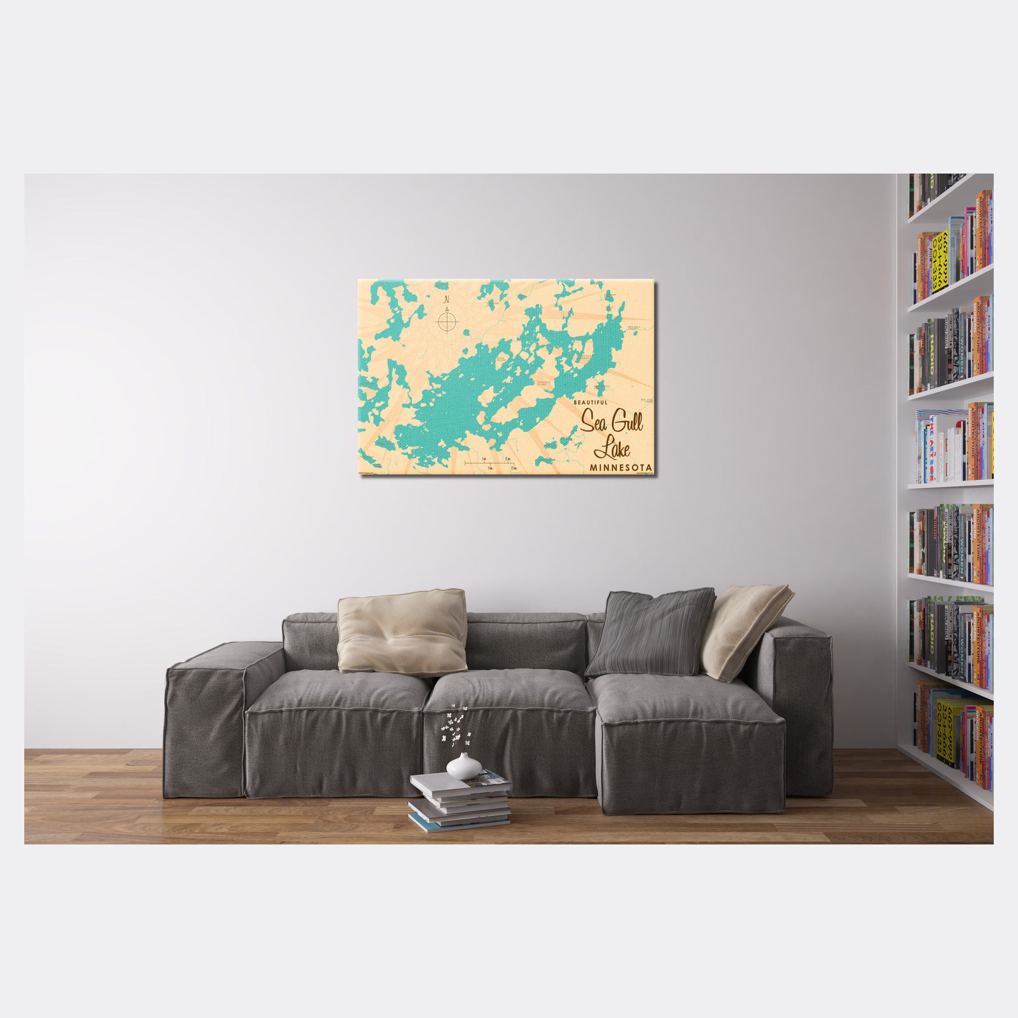 Sea Gull Lake Minnesota, Canvas Print