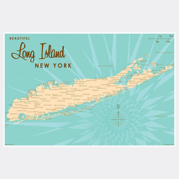 Long Island New York, Paper Print