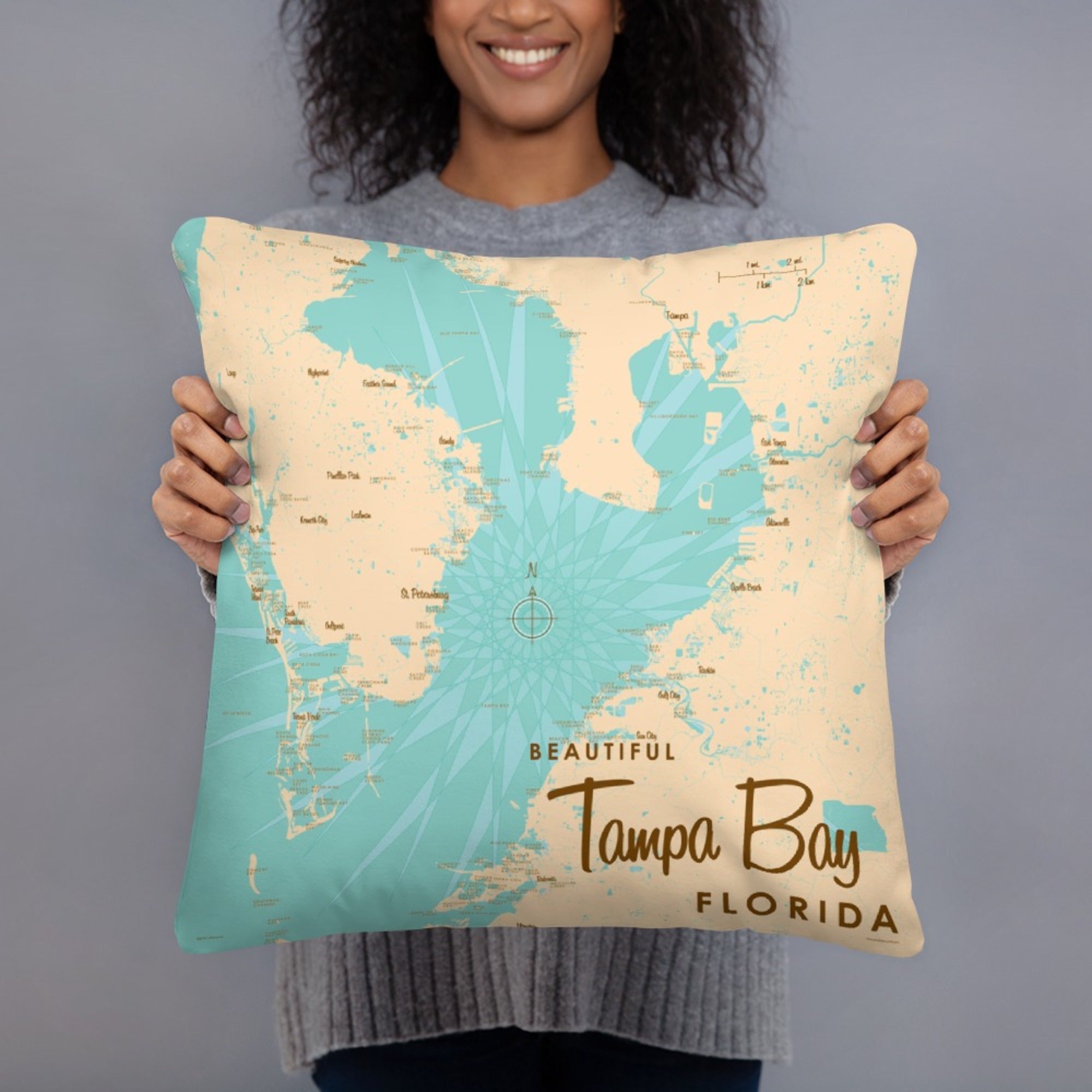 Tampa Bay Florida Pillow