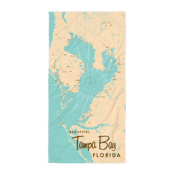 Tampa Bay Florida Beach Towel
