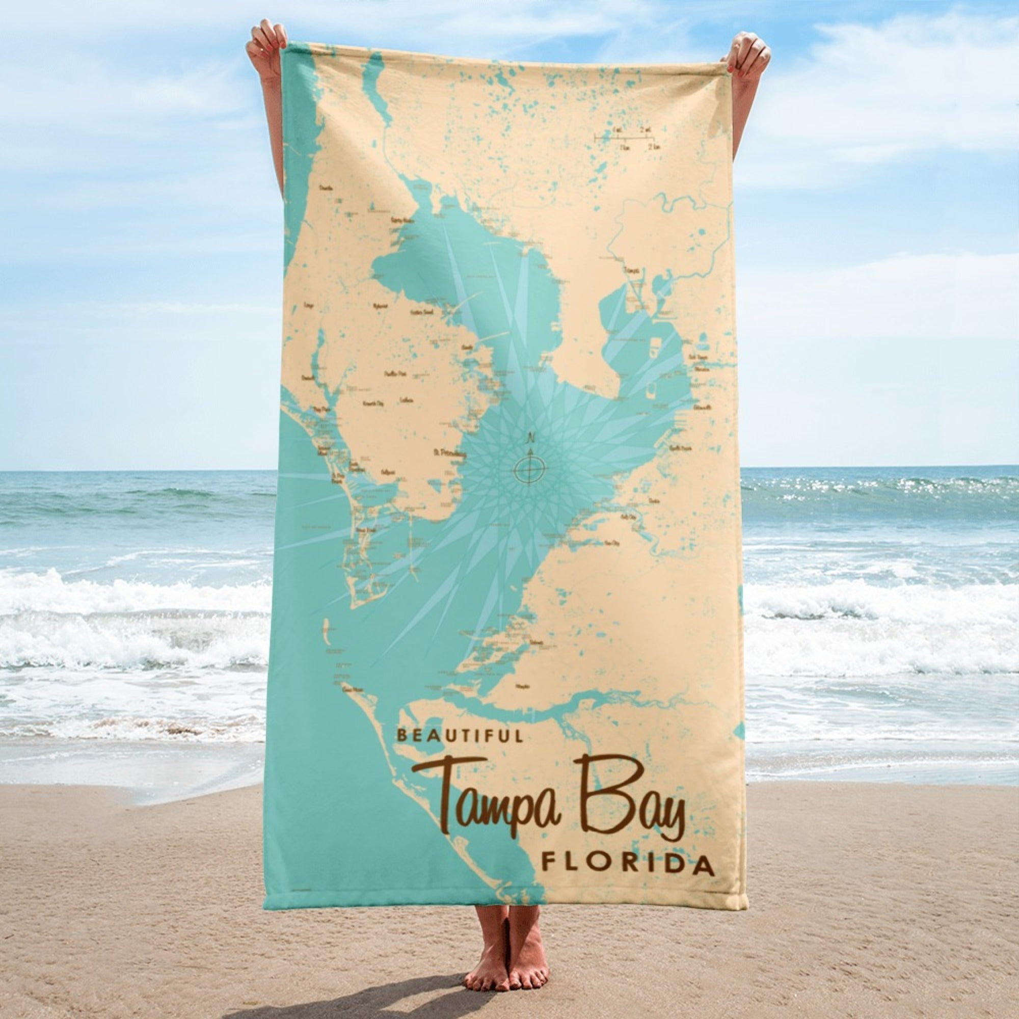 Tampa Bay Florida Beach Towel