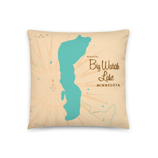 Big Watab Lake Minnesota Pillow