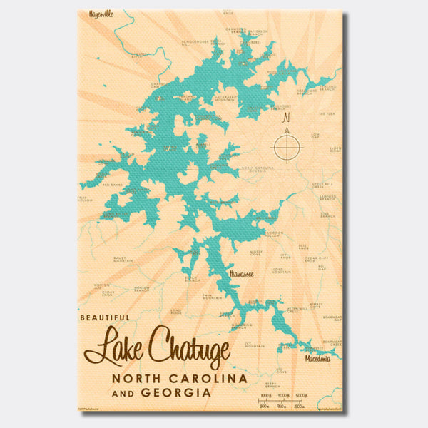 Lake Chatuge NC Georgia, Canvas Print