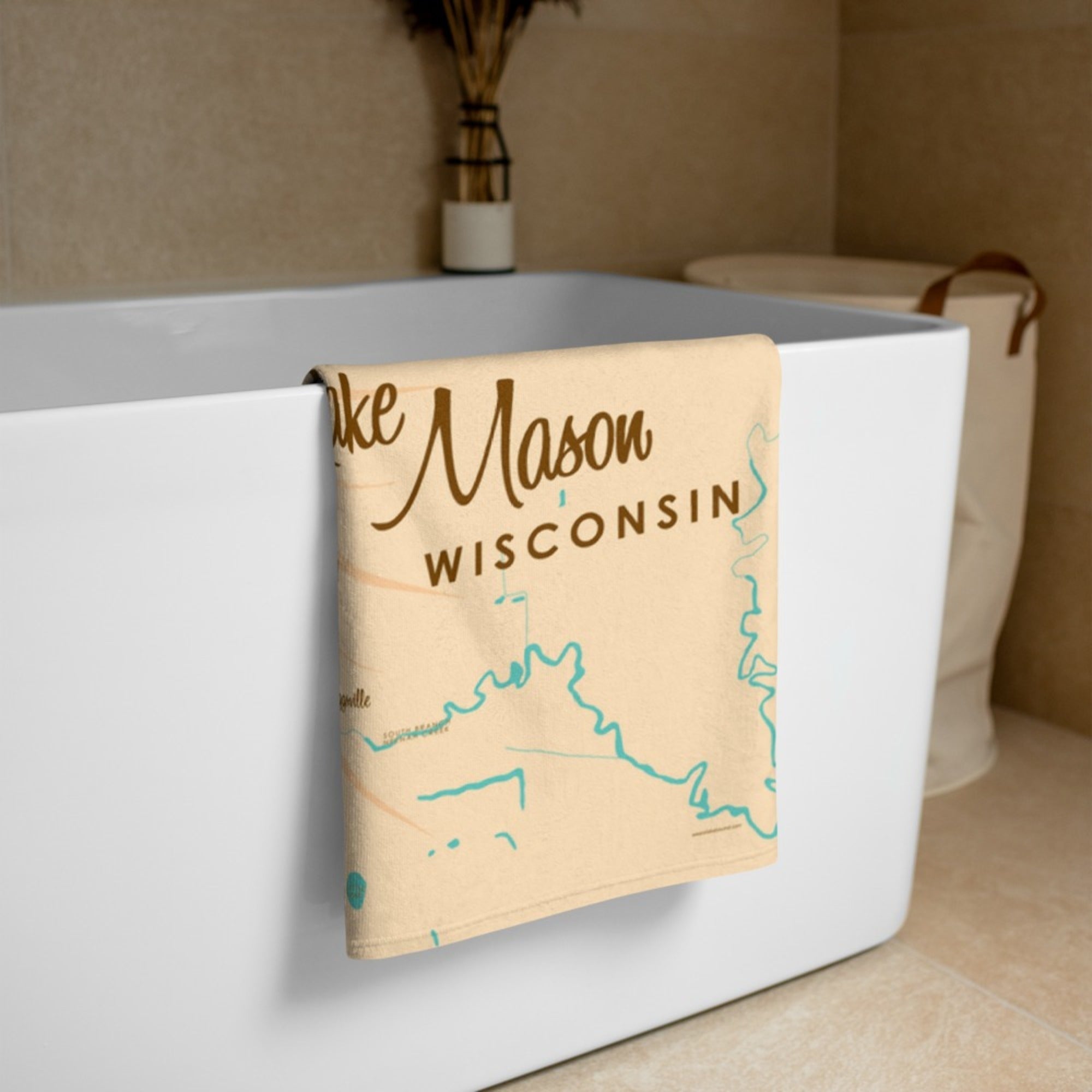 Lake Mason Wisconsin Beach Towel