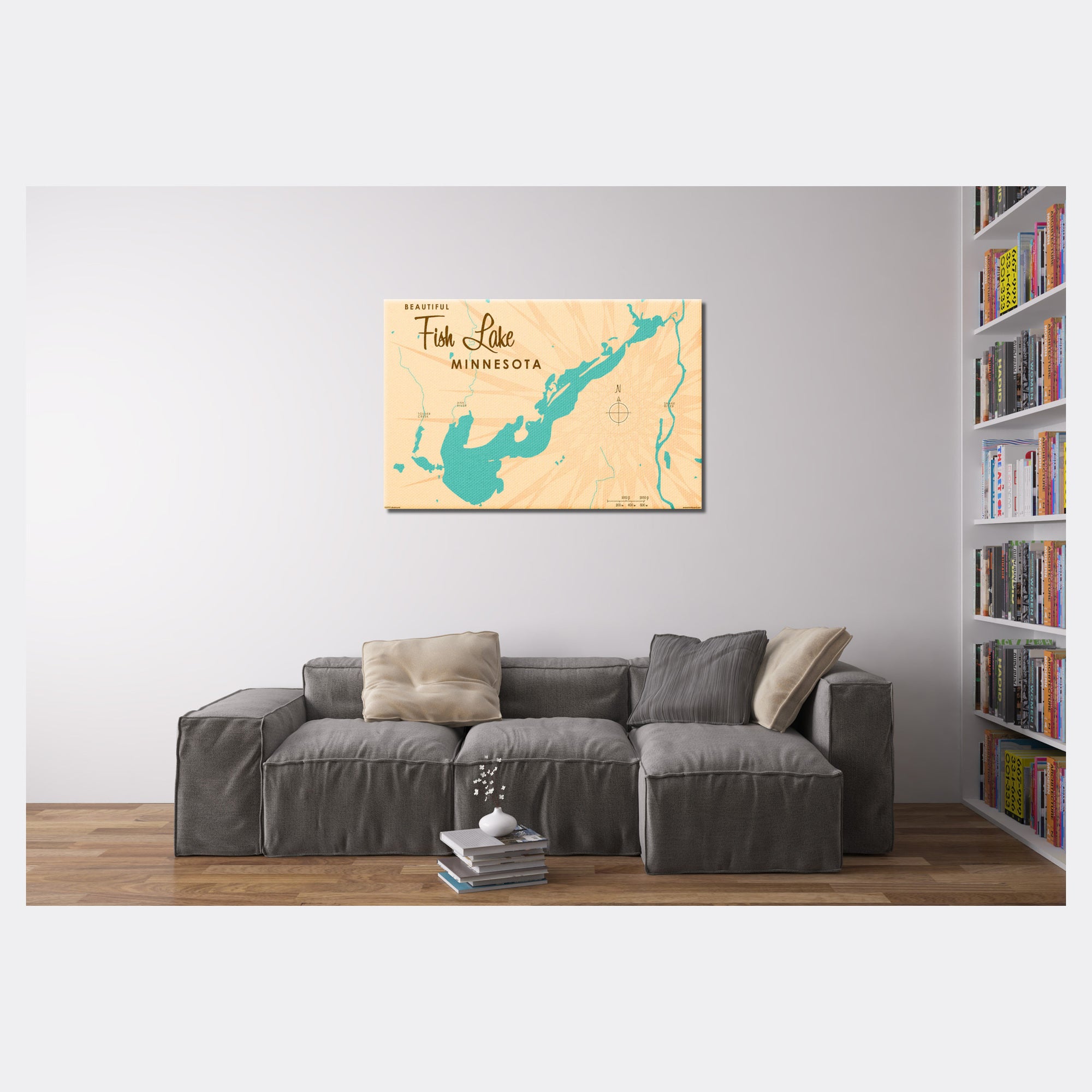 Fish Lake Minnesota, Canvas Print