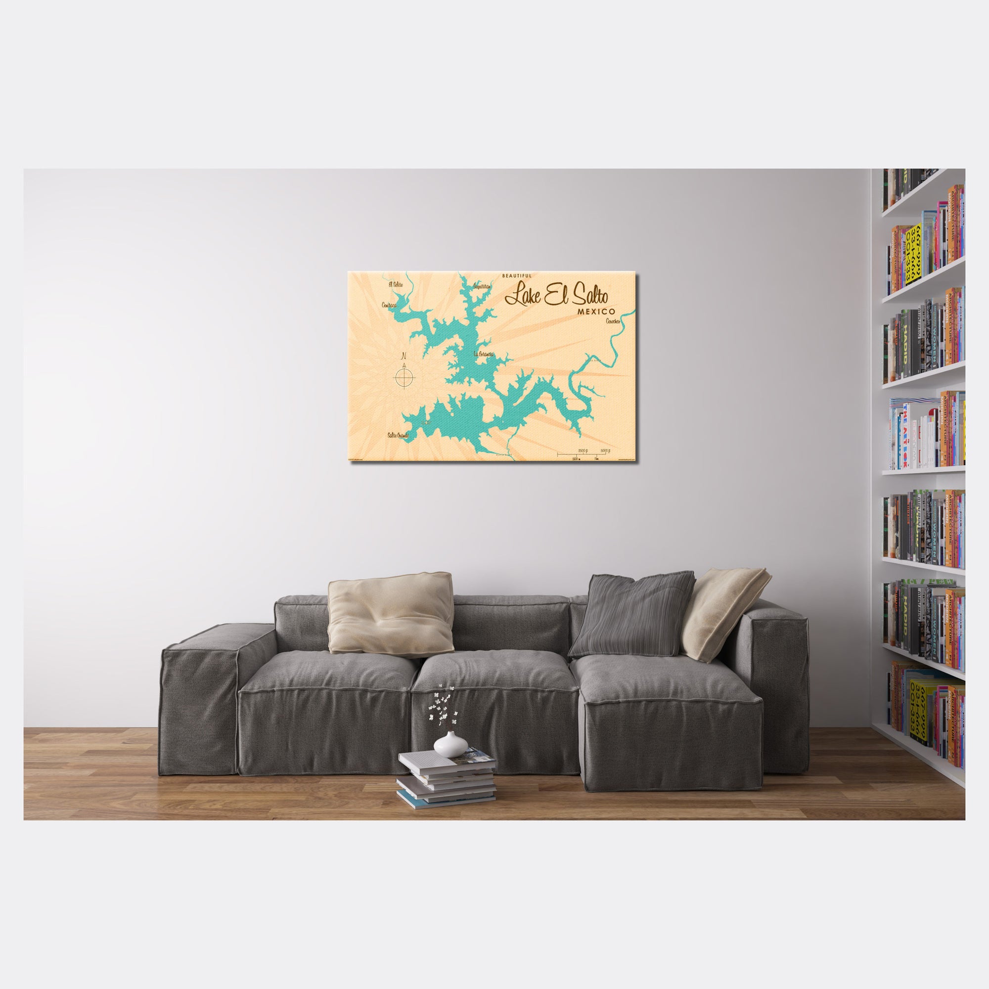 Lake El Salto Mexico, Canvas Print