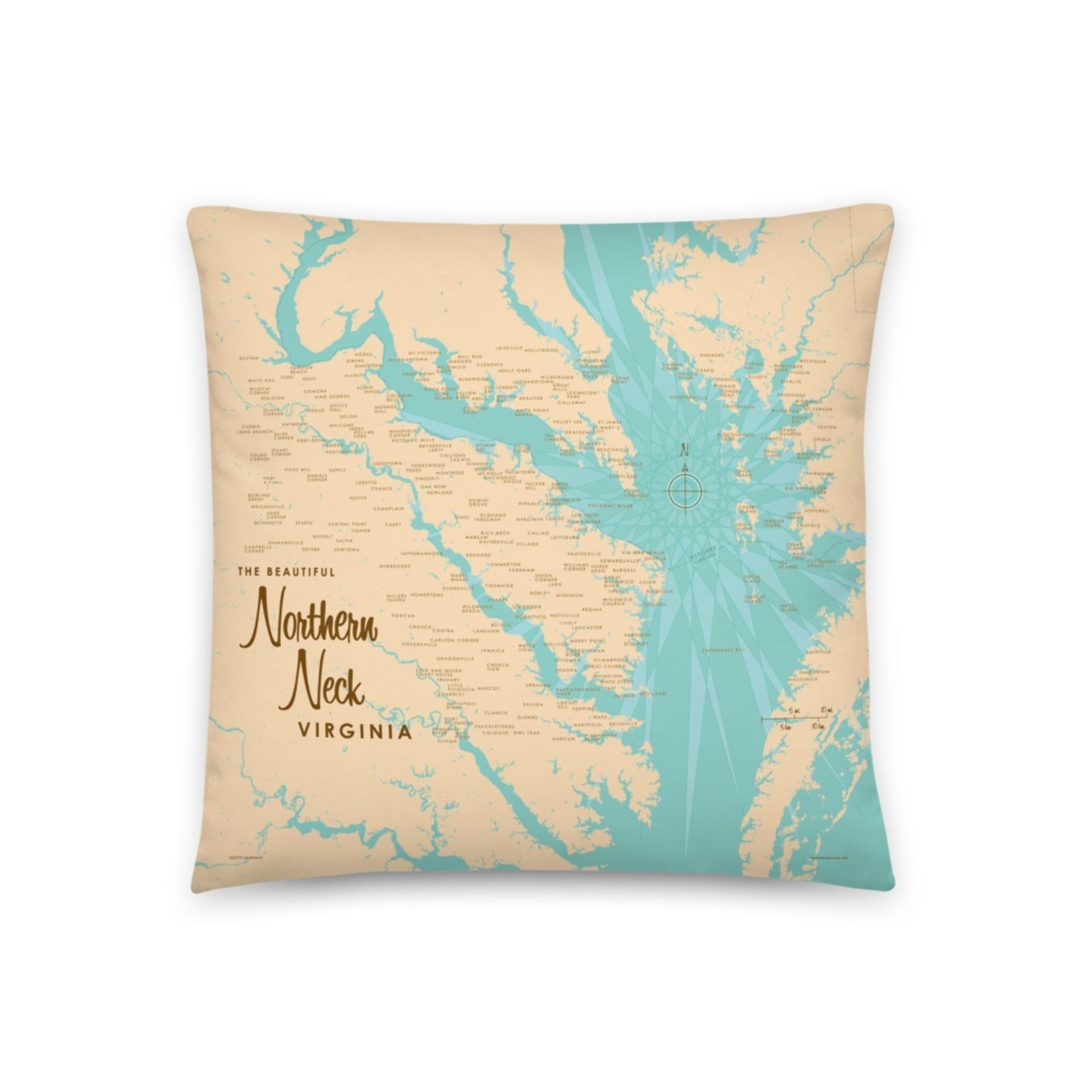 Northern Neck Virginia Pillow
