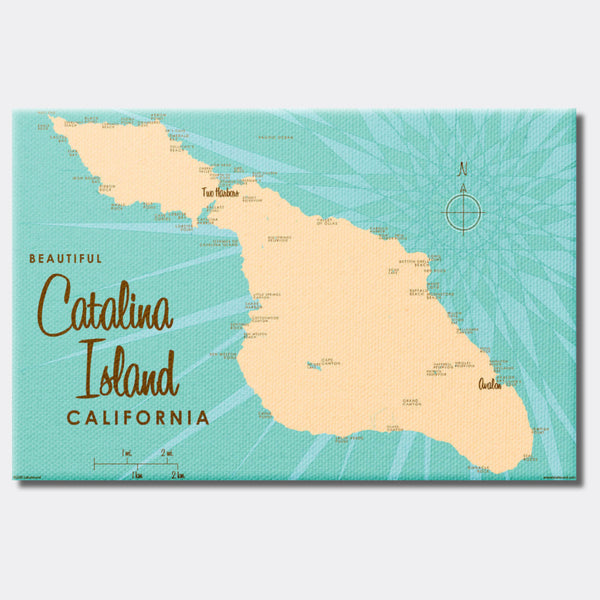 Catalina Island California, Canvas Print