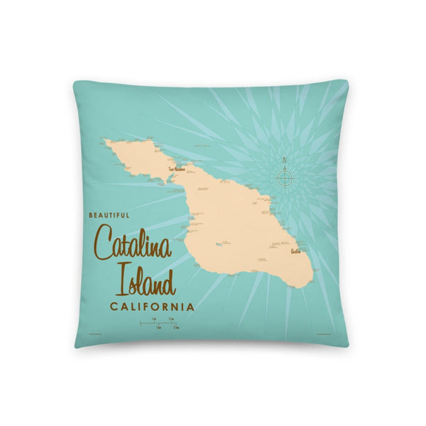 Catalina Island California Pillow